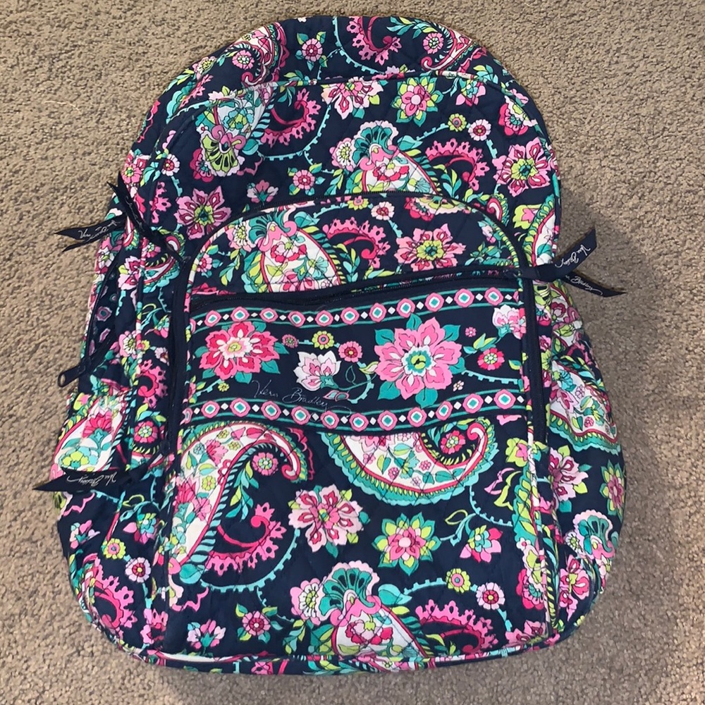 floral vera bradley backpack